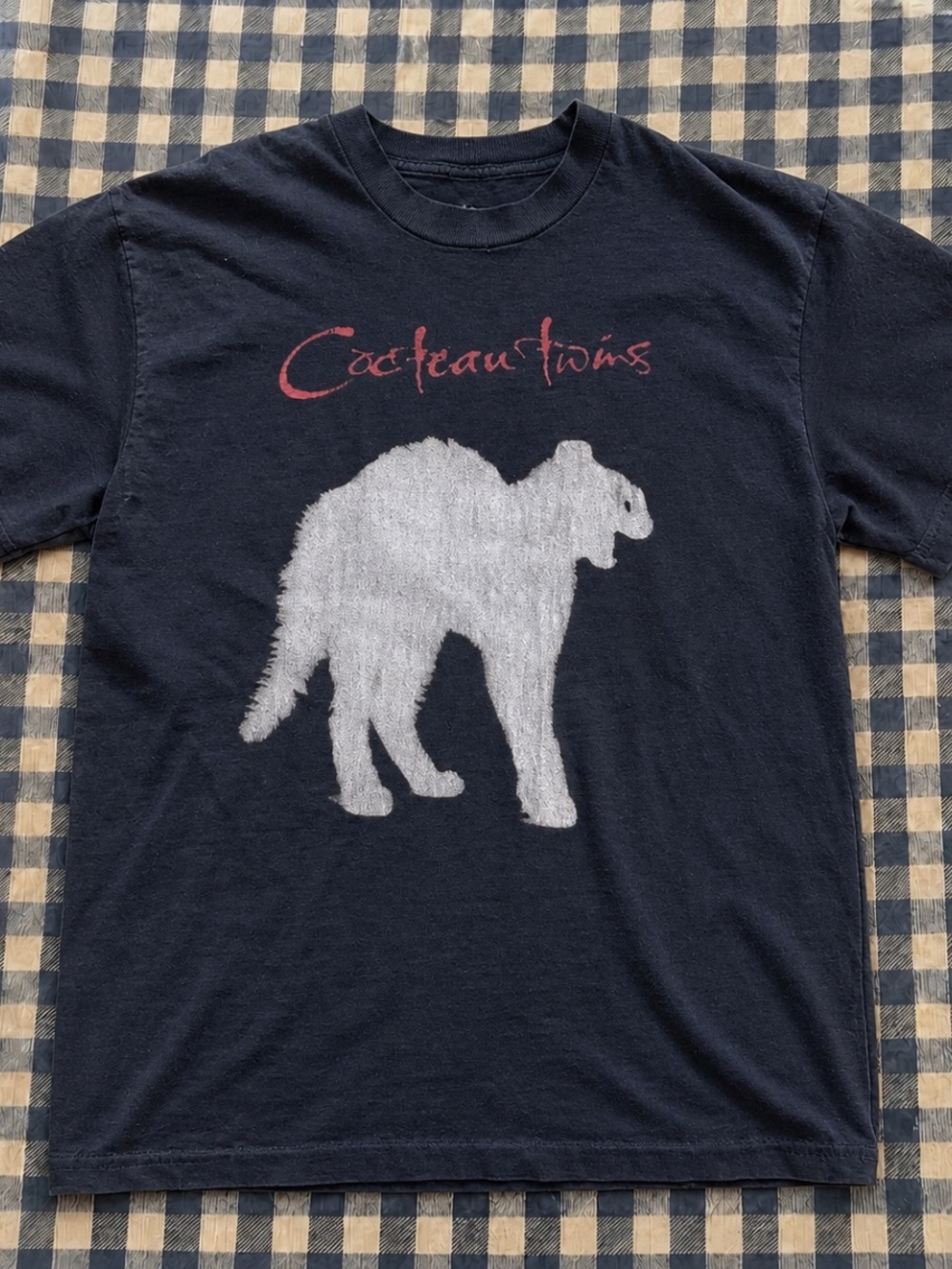 Retro Cocteau Twins Black Cat Graphic Tee
